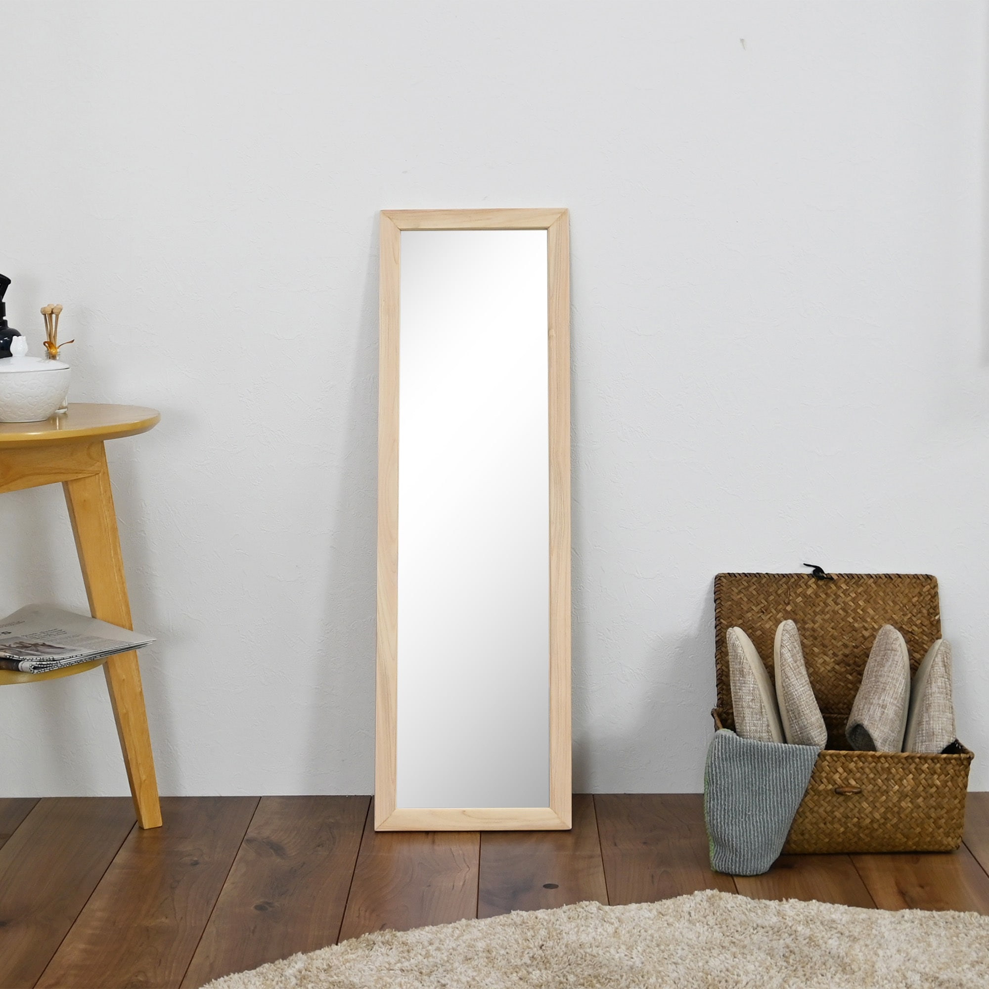 MH-795 NA 桧ウォールミラー フクダクラフト 高さ79.5cmmm - 【通販