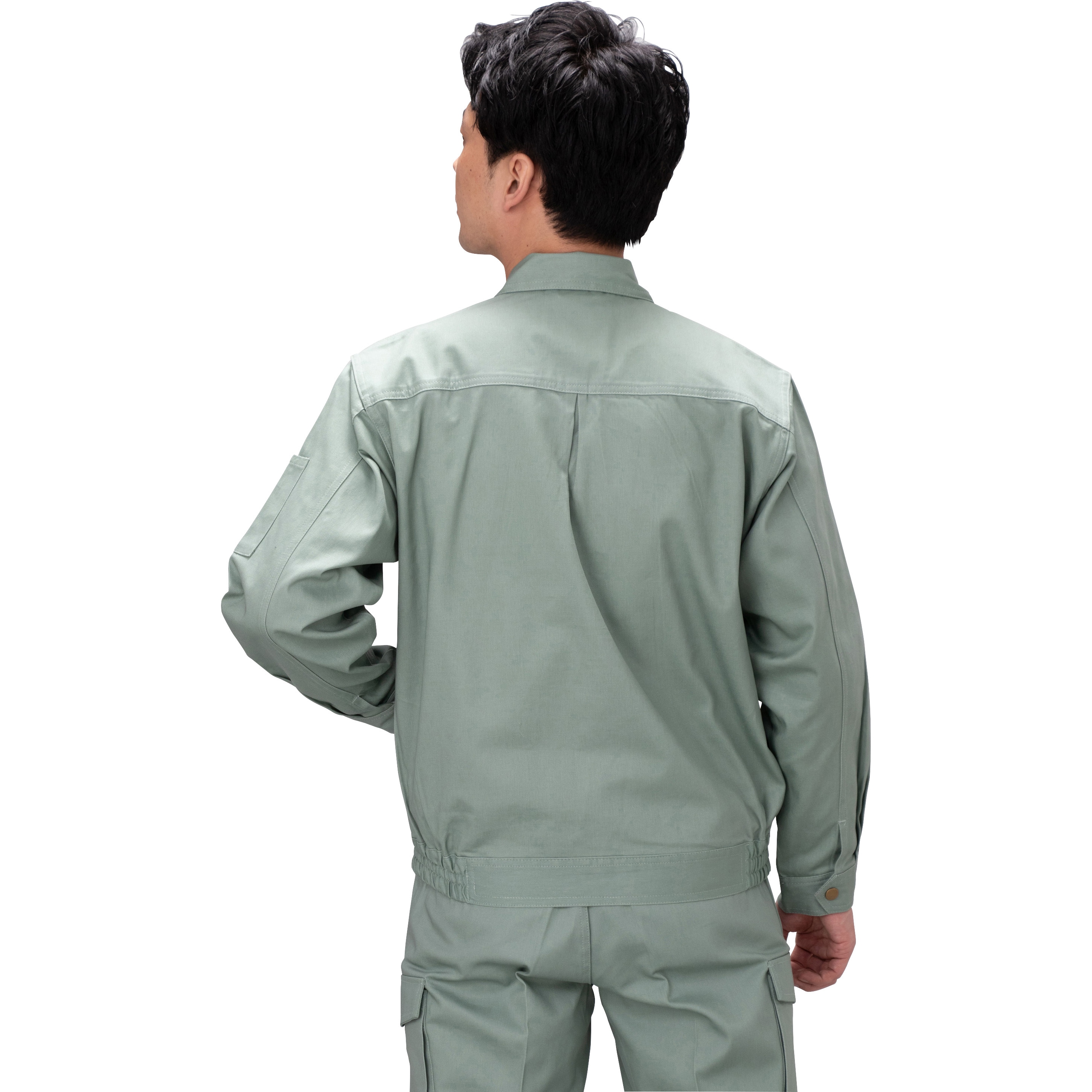 M-200EG ワークブルゾン 綿 長袖 モノタロウ 綿100% ツイル アース