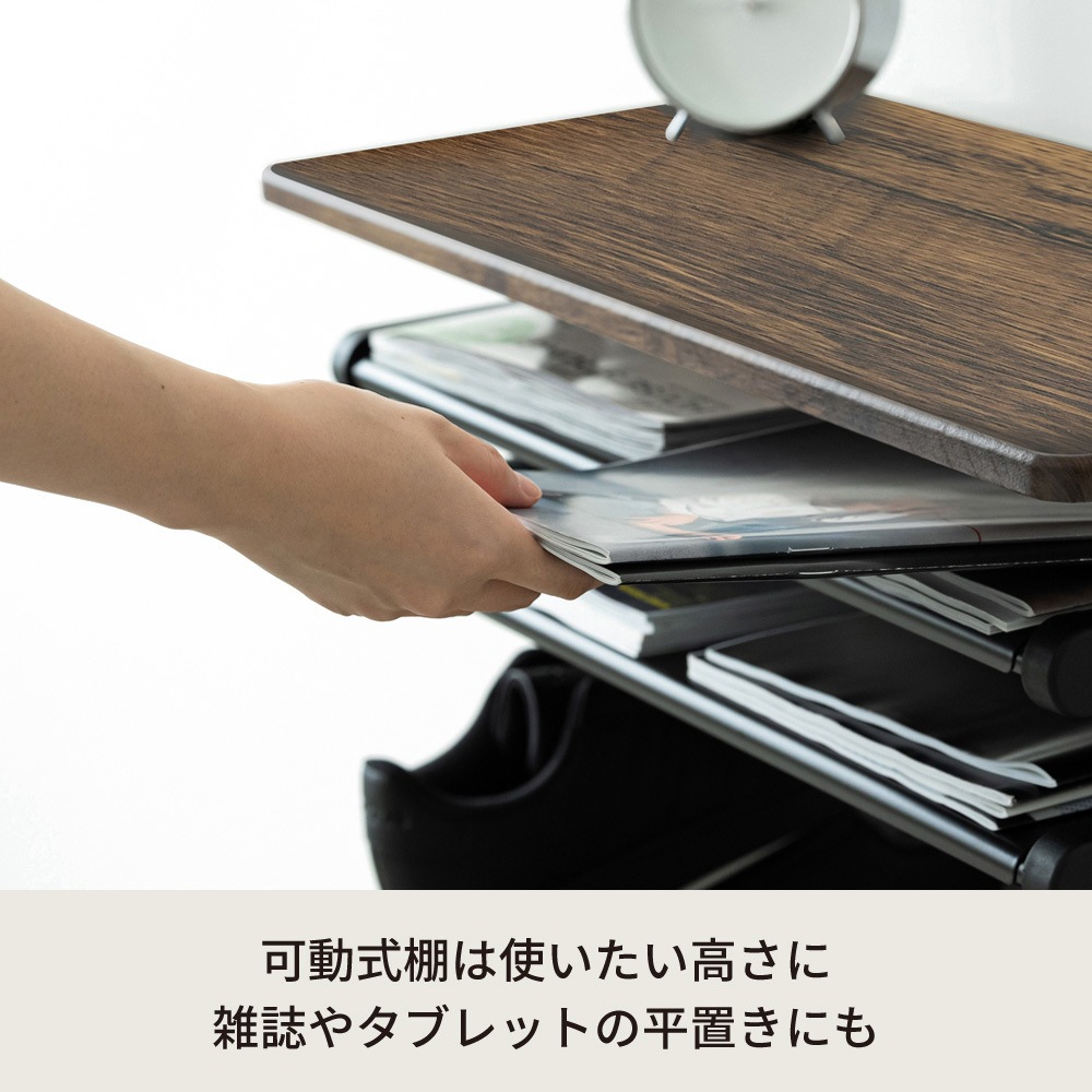 新品　本土送料無料　ワンタッチ式可動棚ラック フィット　ウッド ワンタッチ式可動棚ラック フィット 大理石 木目 家具 インテリア