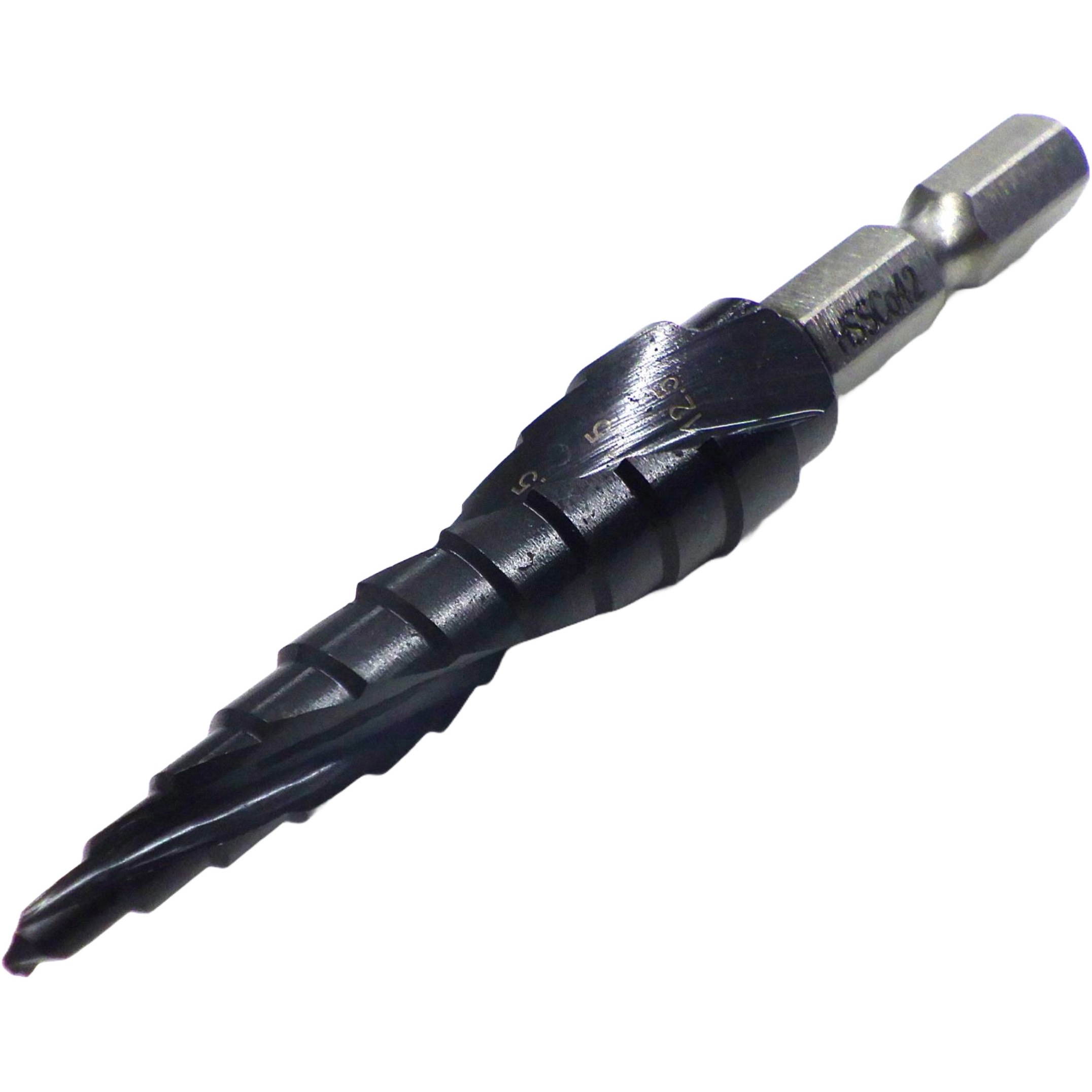 BTK-12.5 六角軸スパイラルステップドリル ブラック竹ちゃん帝王