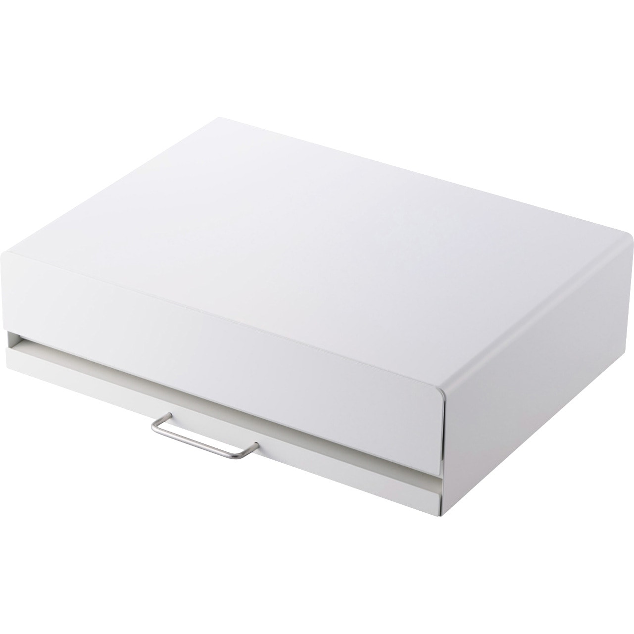 KAWKPTMWWH キッチン 家電下収納 レンジ下収納 ( 引き出し & スライドテーブル ) W50×D37～61.5×H14cm エレコム ホワイト色