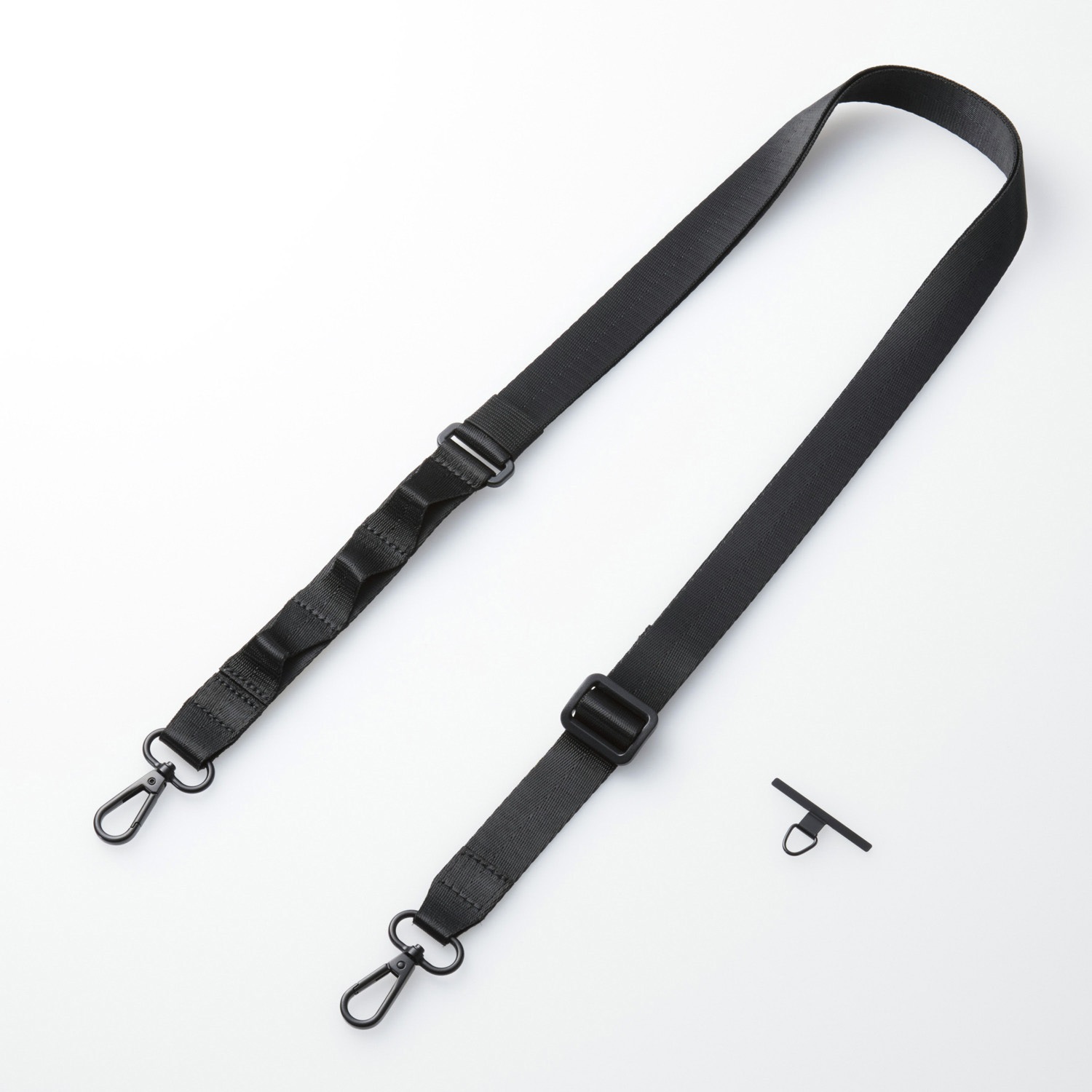 P-STSDH1FLPBK スマホ ショルダー ストラップ 97～150cm 長さ調整可