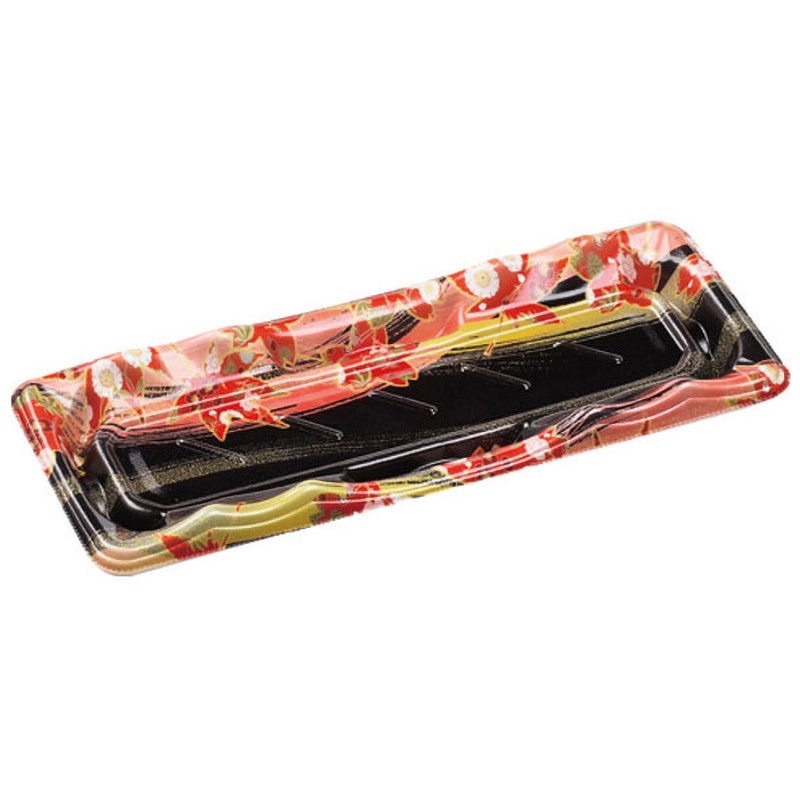 1-6(V1) 風花赤 大波皿 本体 1ケース(50枚×20袋) エフピコ 【通販モノタロウ】