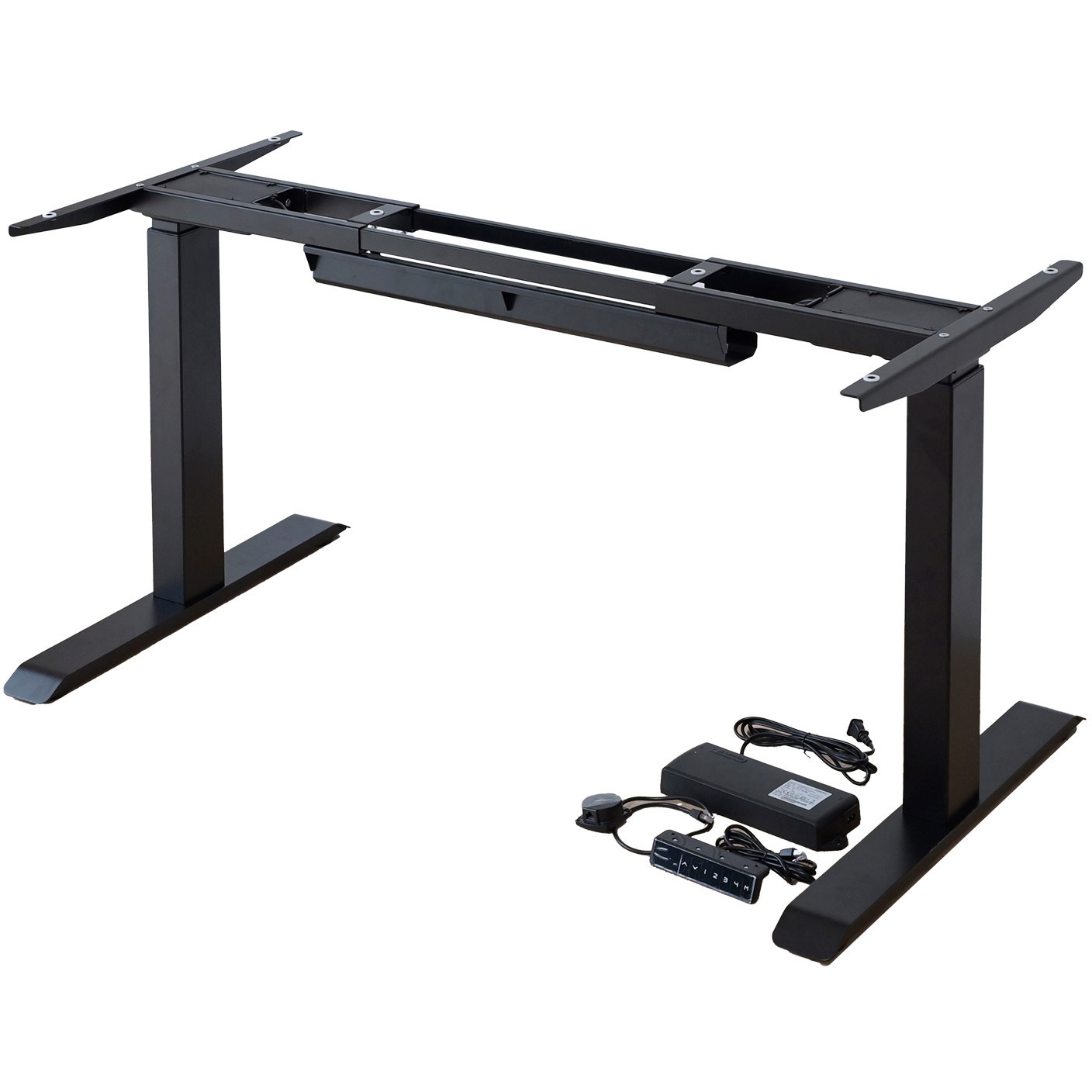 ELD-FS(MBK) 電動昇降デスク用 脚部のみ 1脚 YAMAZEN(山善) 【通販 ELD-FS(MBK) 電動昇降デスク用 脚部のみ 1脚 YAMAZEN(山善) 【通販