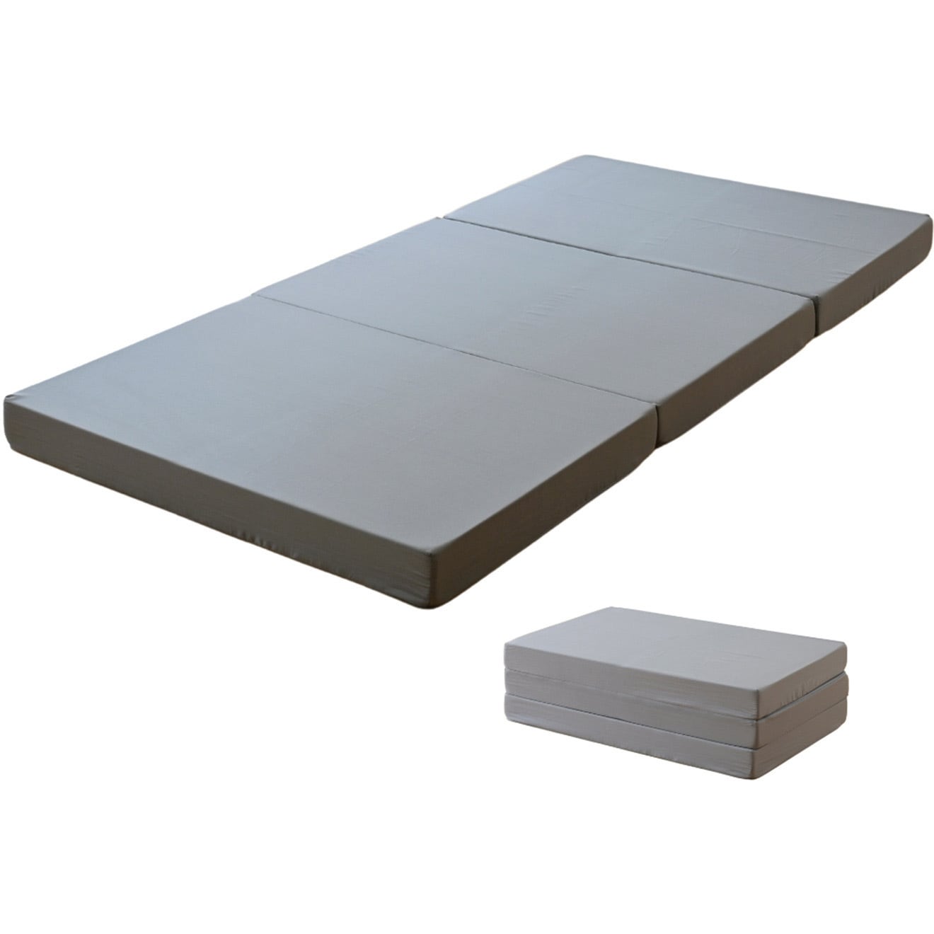 Yasue☆さま専用 SOM3-S(DGY) 高反発 マットレス 3つ折り 厚さ10cm かため 1個 YAMAZEN