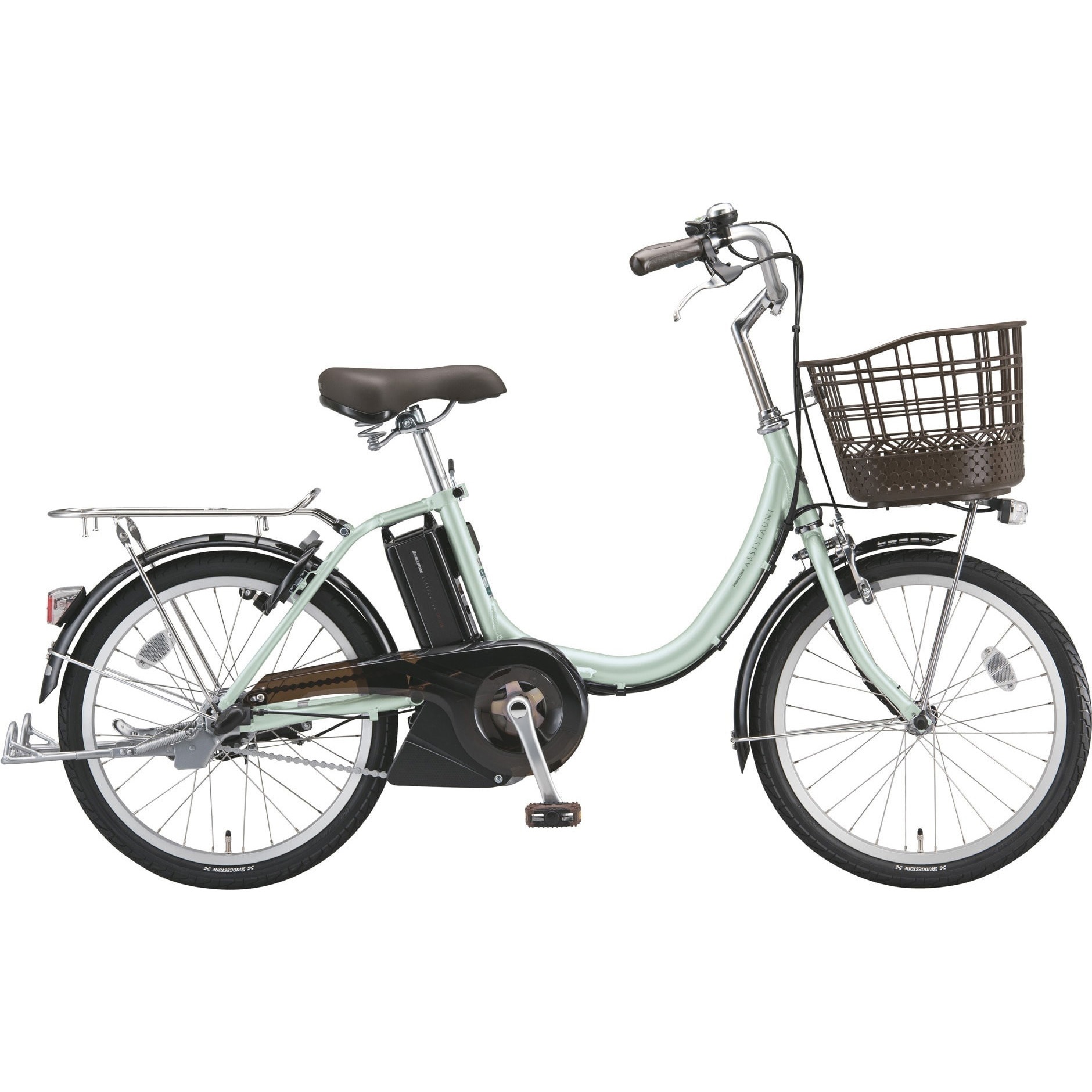 A2PC38-TC 防災サイクル アシスタユニプレミア 20型電動アシスト自転車 ノンパンク仕様  【完成組立品】 1台 BRIDGESTONE(ブリヂストン) 【通販モノタロウ】