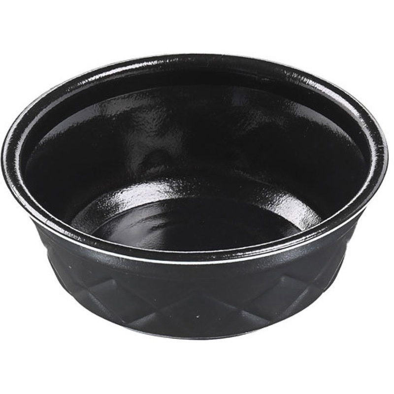 140(52)R G 黒 MFP丸カップ 1ケース(25枚×24袋) エフピコ 【通販モノタロウ】