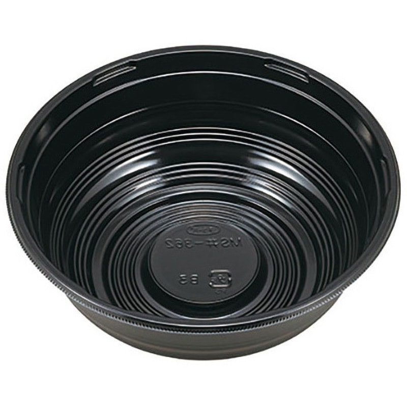 362 黒 MS丼 本体 1ケース(50枚×16袋) エフピコチューパ 【通販モノタロウ】