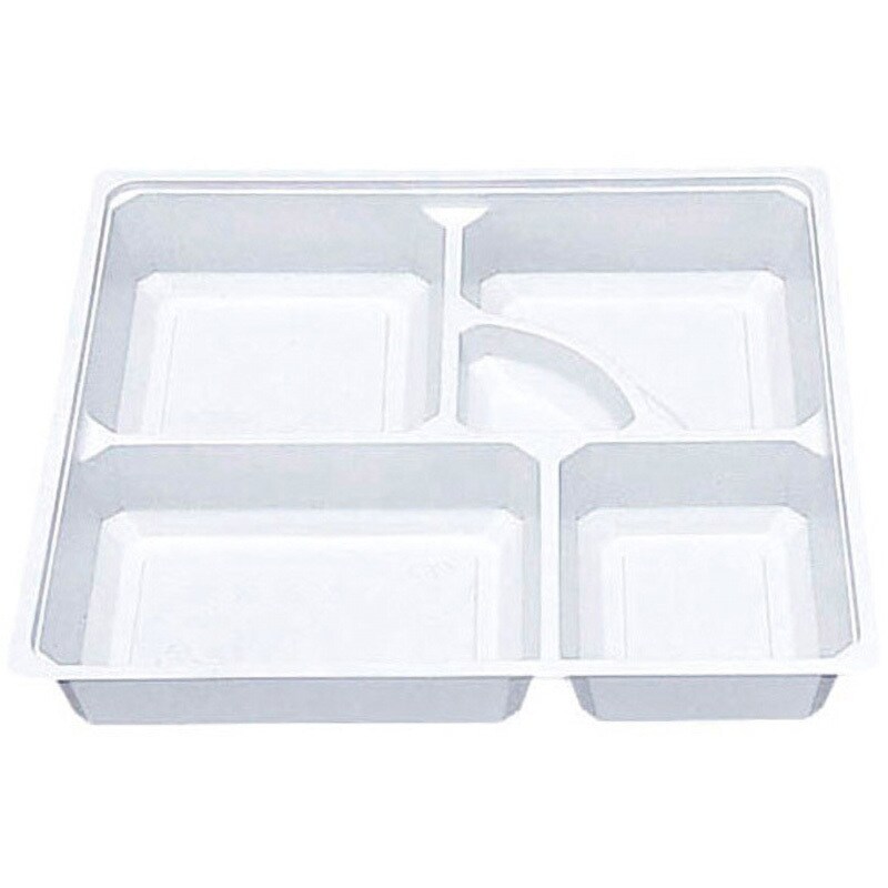 中仕切 75-75 白 仕出弁当 1ケース(50枚×6袋) エフピコチューパ 【通販モノタロウ】ラップ・消耗品・食品包材