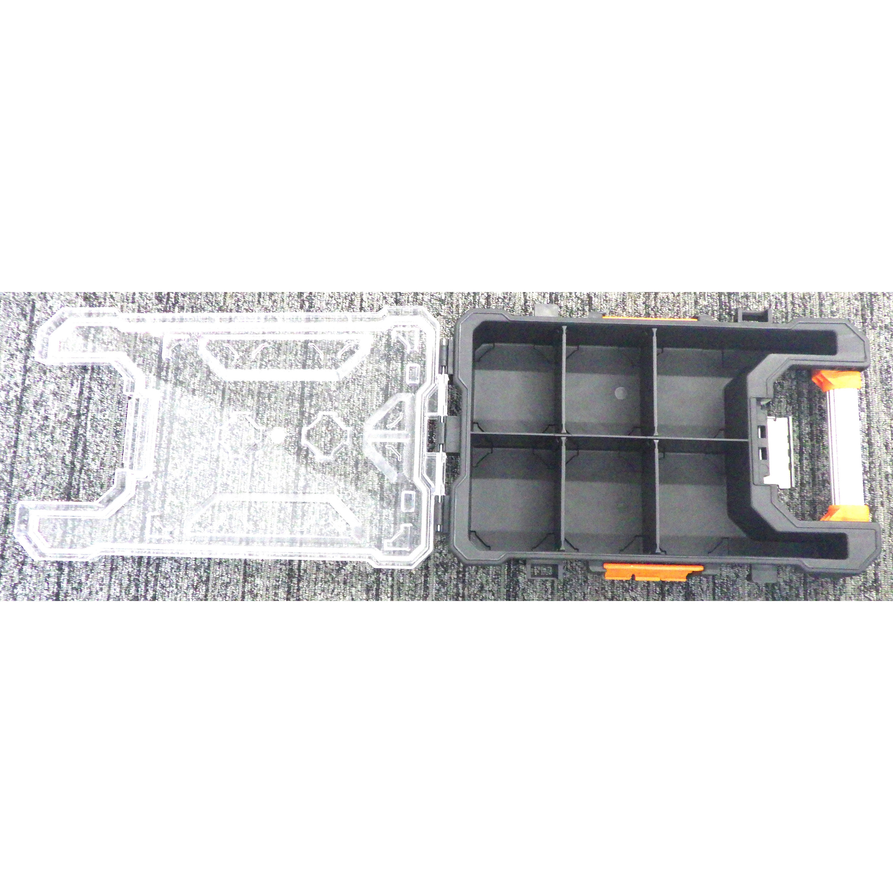 CHB-200S クリアハードボックス(耐衝撃工具箱) 仕切り板タイプ 1個