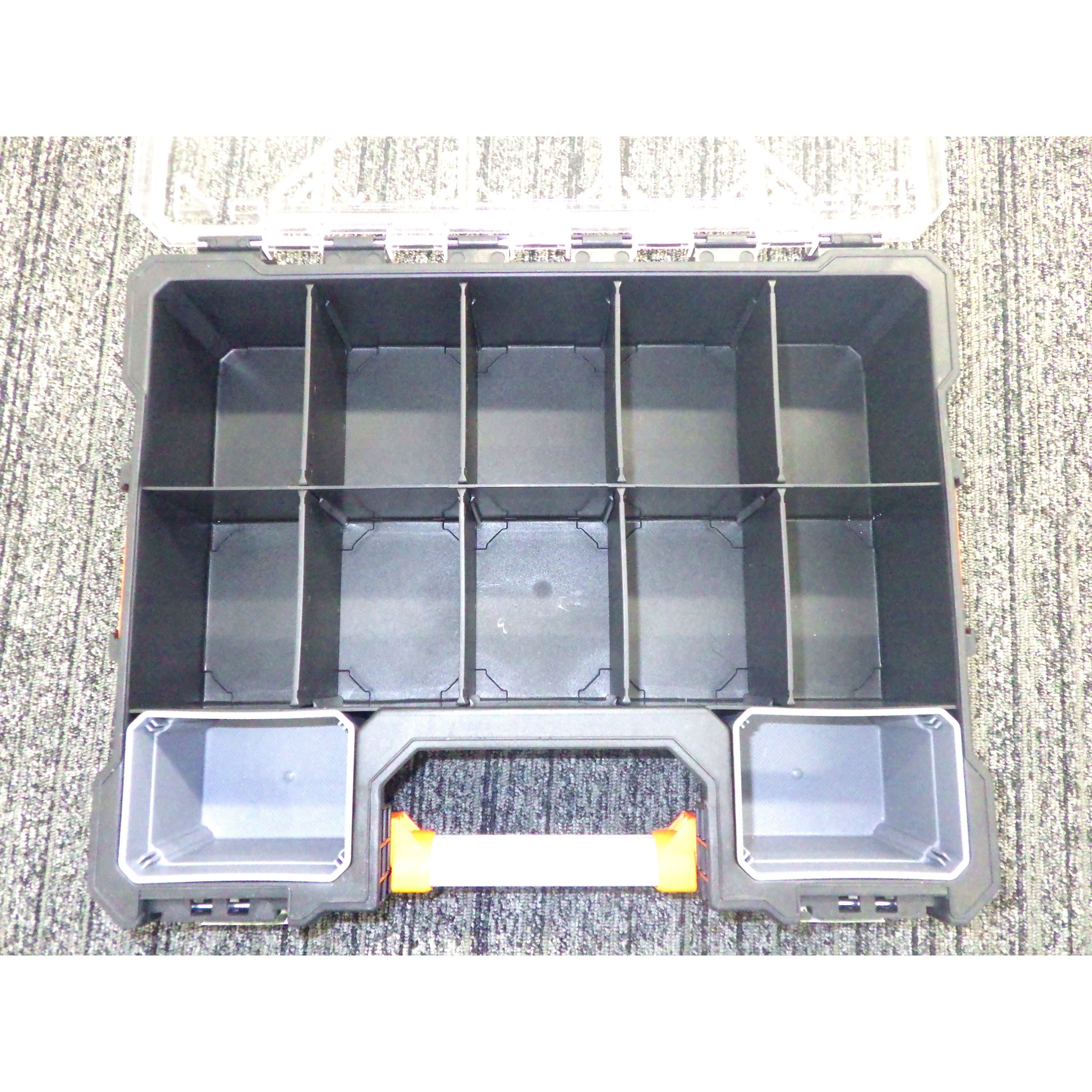 CHB-200L クリアハードボックス(耐衝撃工具箱) 仕切り板タイプ 1個