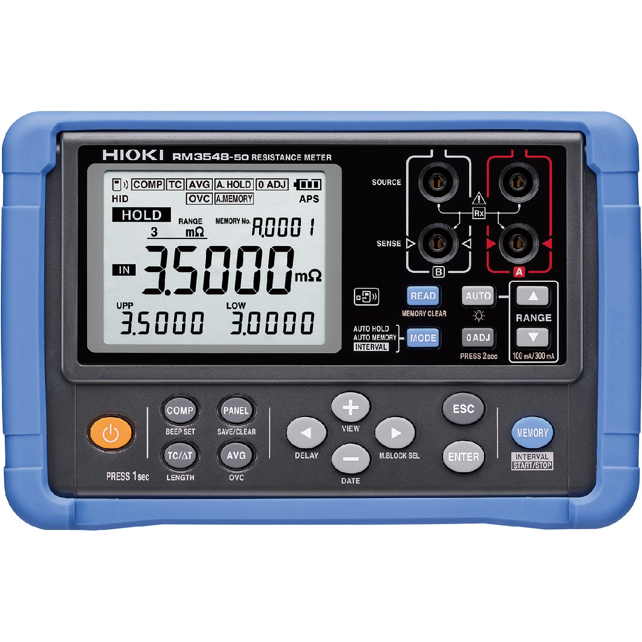 RM3548-50(検査成績表、校正証明書、トレーサビリティ体系図付) 抵抗計