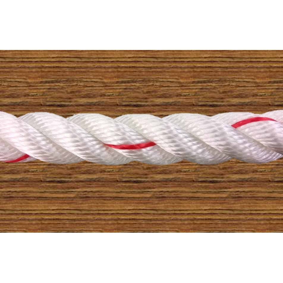 12mm×1000m 林業用ナイロンリードロープ 東京製綱 白色 159,900円