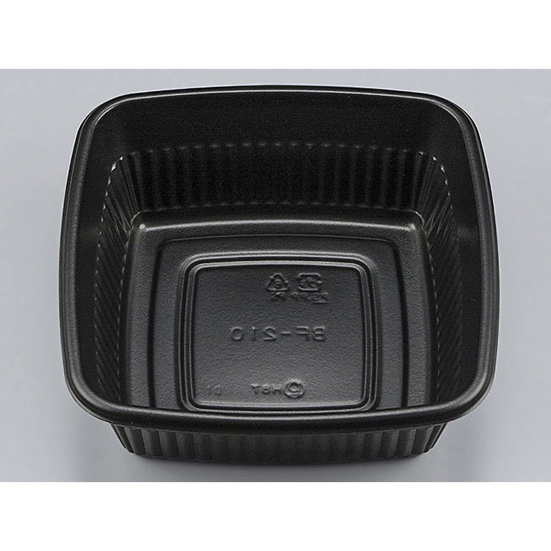 BF-210 黒 どんぶり 本体 1ケース(50枚×24袋) シーピー化成 【通販モノタロウ】