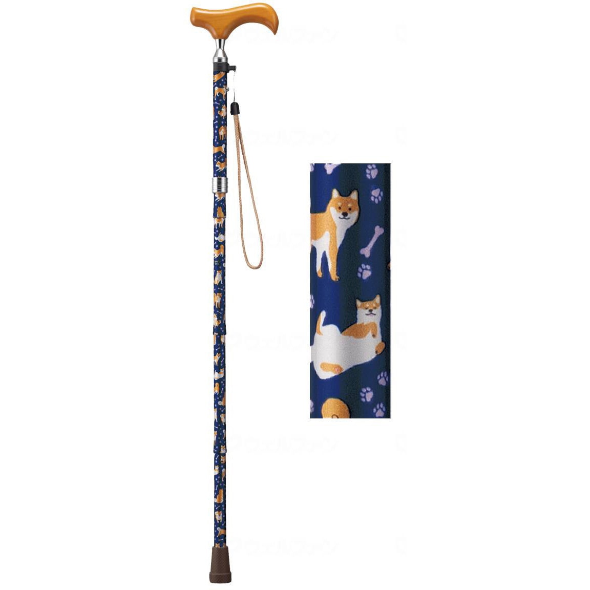 AN-32 愛杖 ラブリードッグ/濃紺/- 1本 ケイホスピア 【通販モノタロウ】