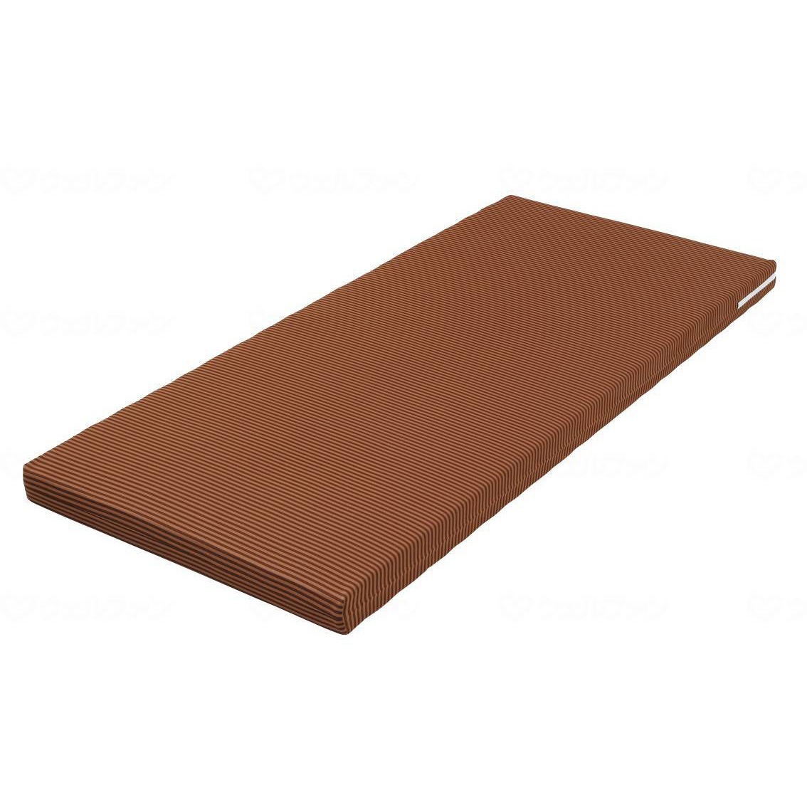 001158 ハード&ソフト用 マットレスカバー/ブラウン/Sレギュラー 1個 ウェルファン 【通販モノタロウ】