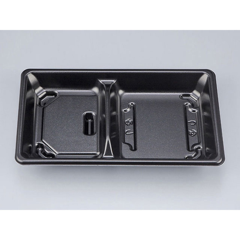 57 黒 SF弁当 本体 シーピー化成 黒色  1ケース(50枚×12袋)