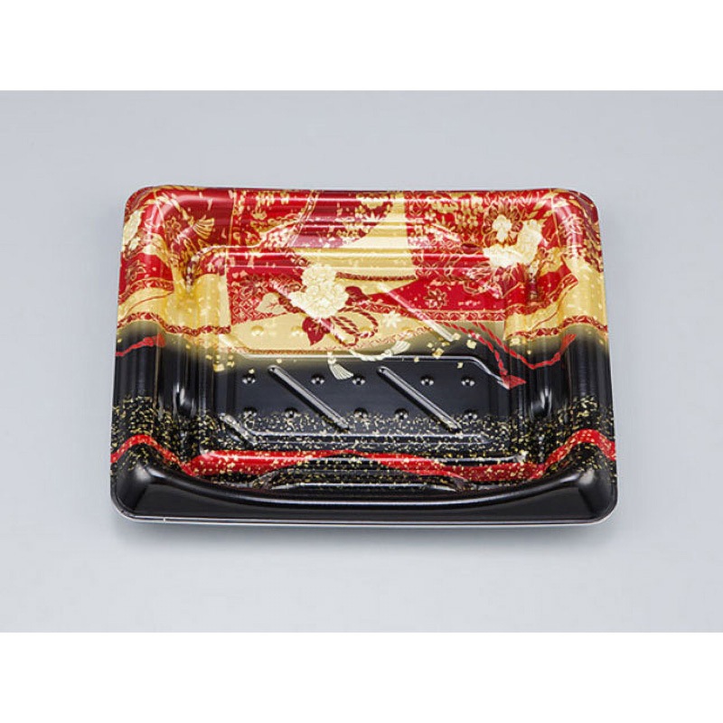 23 優赤 SFうま皿 本体 1ケース(50枚×24袋) シーピー化成 【通販モノタロウ】