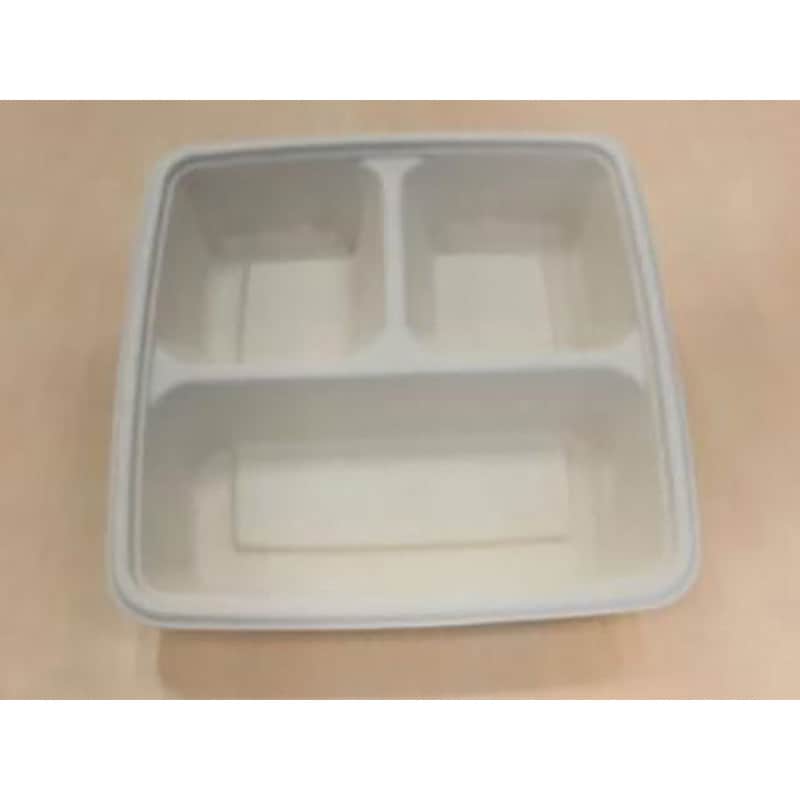 22.6cm角三区切りパルプトレイ 9×9 SBT 1ケース(75枚×4袋) シンギ 【通販モノタロウ】