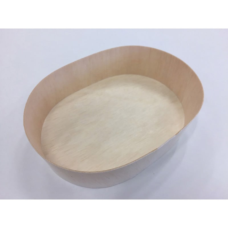 FLR-06B 楕円型 本体 エコウッド容器 1ケース(25枚×12袋) シンギ 【通販モノタロウ】