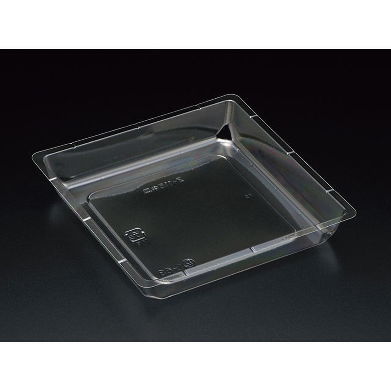 Z115中皿 透明 エスコン 1ケース(50枚×24袋) スミ 【通販モノタロウ】