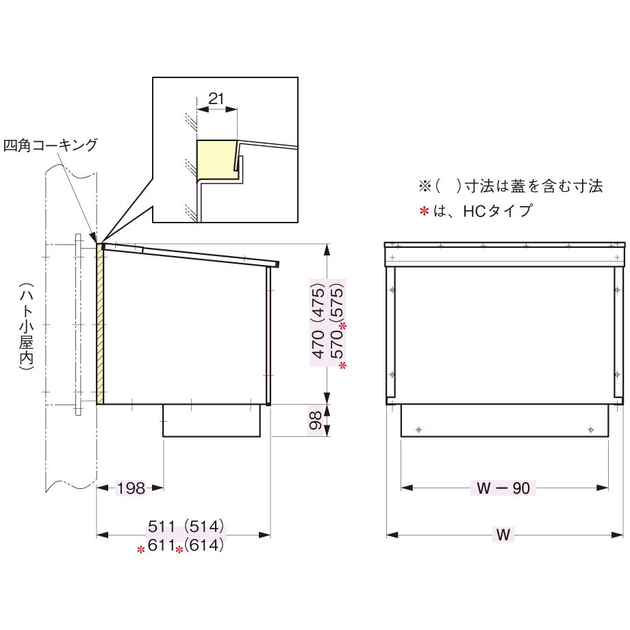 SD-HCFBK30 フードボックス(下取出し) 1台 ネグロス電工 【通販モノタロウ】
