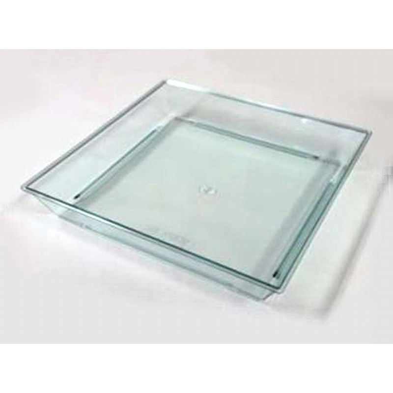 (H-16)エメラルドグリーン 角皿 1ケース(20枚×16袋) ニシキ 【通販モノタロウ】