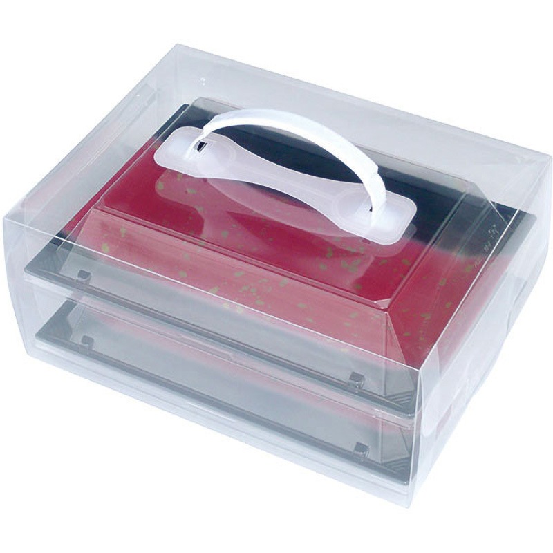 (特小)2段セット取っ手付きケース 角皿 1ケース(10枚×20袋) ニシキ 【通販モノタロウ】