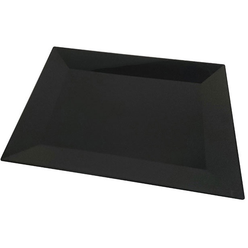 (ミニ)黒 角皿 1ケース(20枚×18袋) ニシキ 【通販モノタロウ】