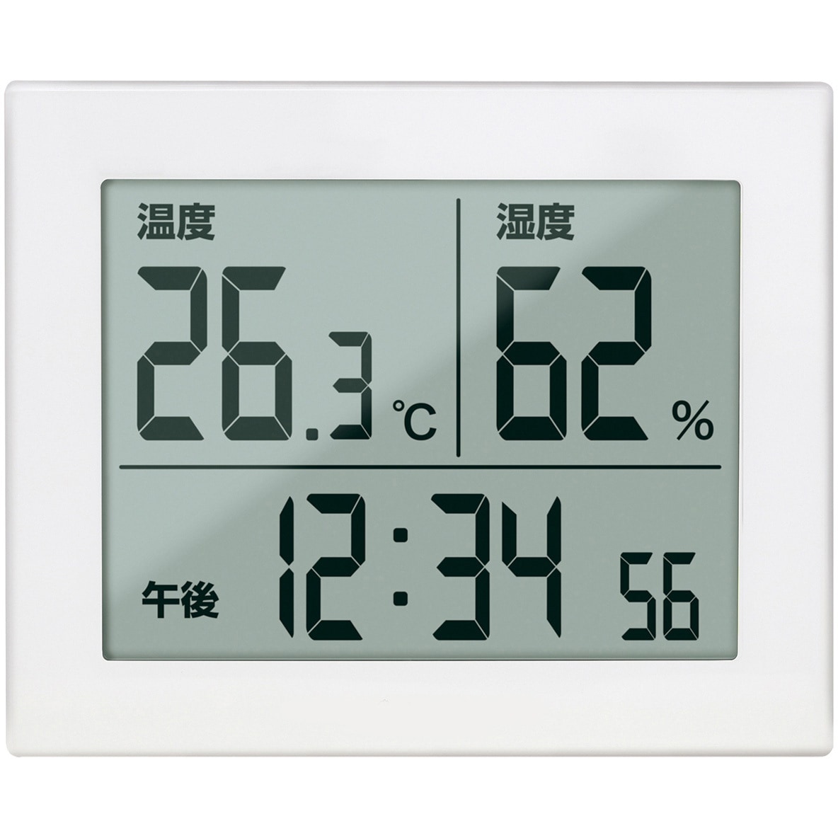 O-506WTN 大型温湿度計 O-506WTN ナリカ 寸法220×18×180mm