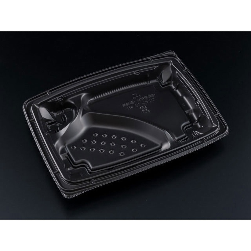 10-4B 黒 バイオデリカ 枠膳 リスパック 黒色  1ケース(50枚×12袋)