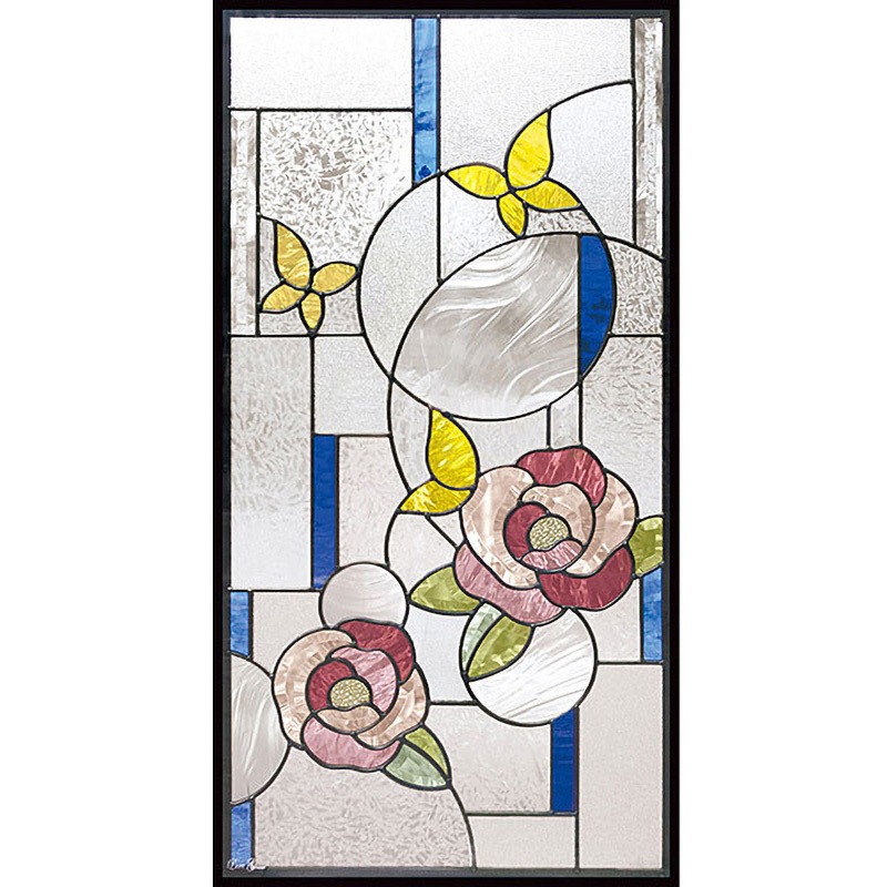 SH-A48 ステンドグラス Aサイズ セブンホーム 縦913mm横480mm厚さ18mm