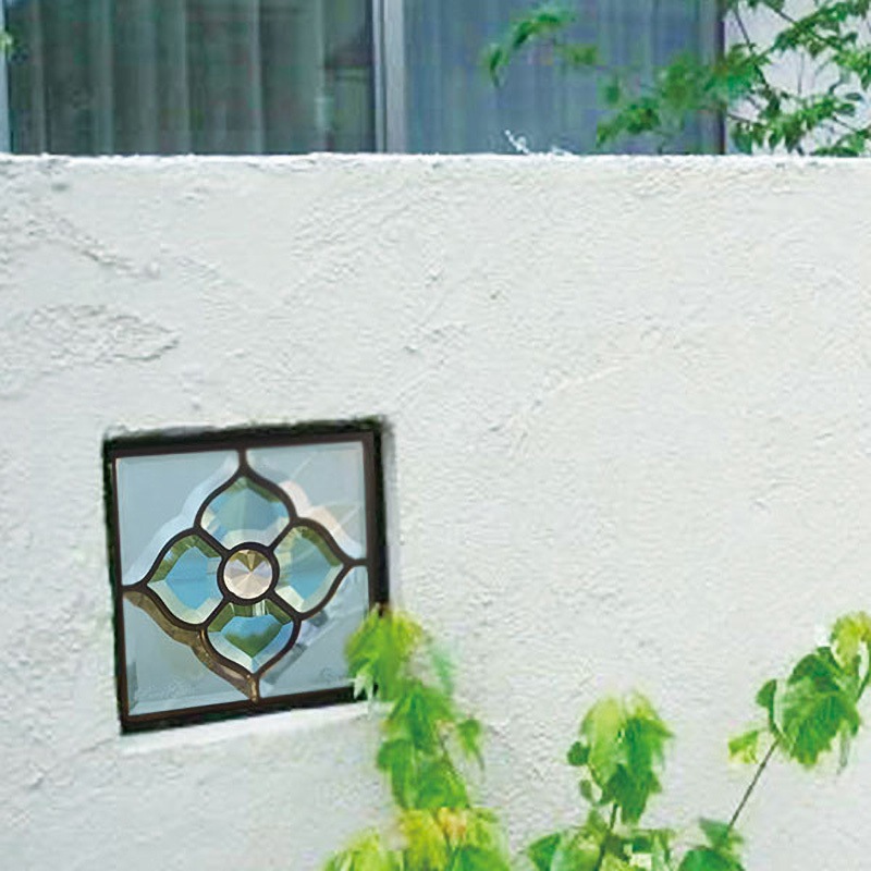 SH-D03 ステンドグラス Dサイズ セブンホーム 縦200mm横200mm厚さ18mm  SH-D03