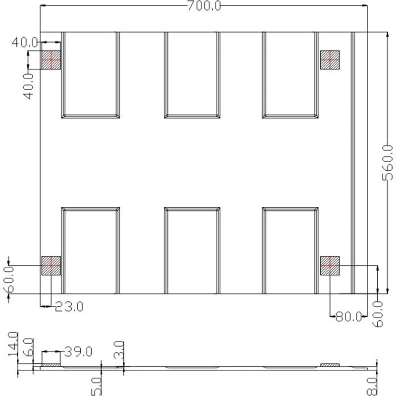 71FR1NUB FRP製リン木入れ上箱 信和自動車工業 高さ260mm長さ710mm 71FR1NUB - 【通販モノタロウ】