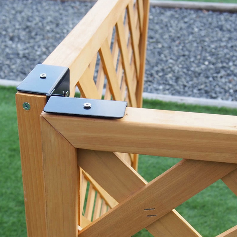 S-LVCN16-2P ラティス・フェンス用コーナー連結用金具 1セット(2個