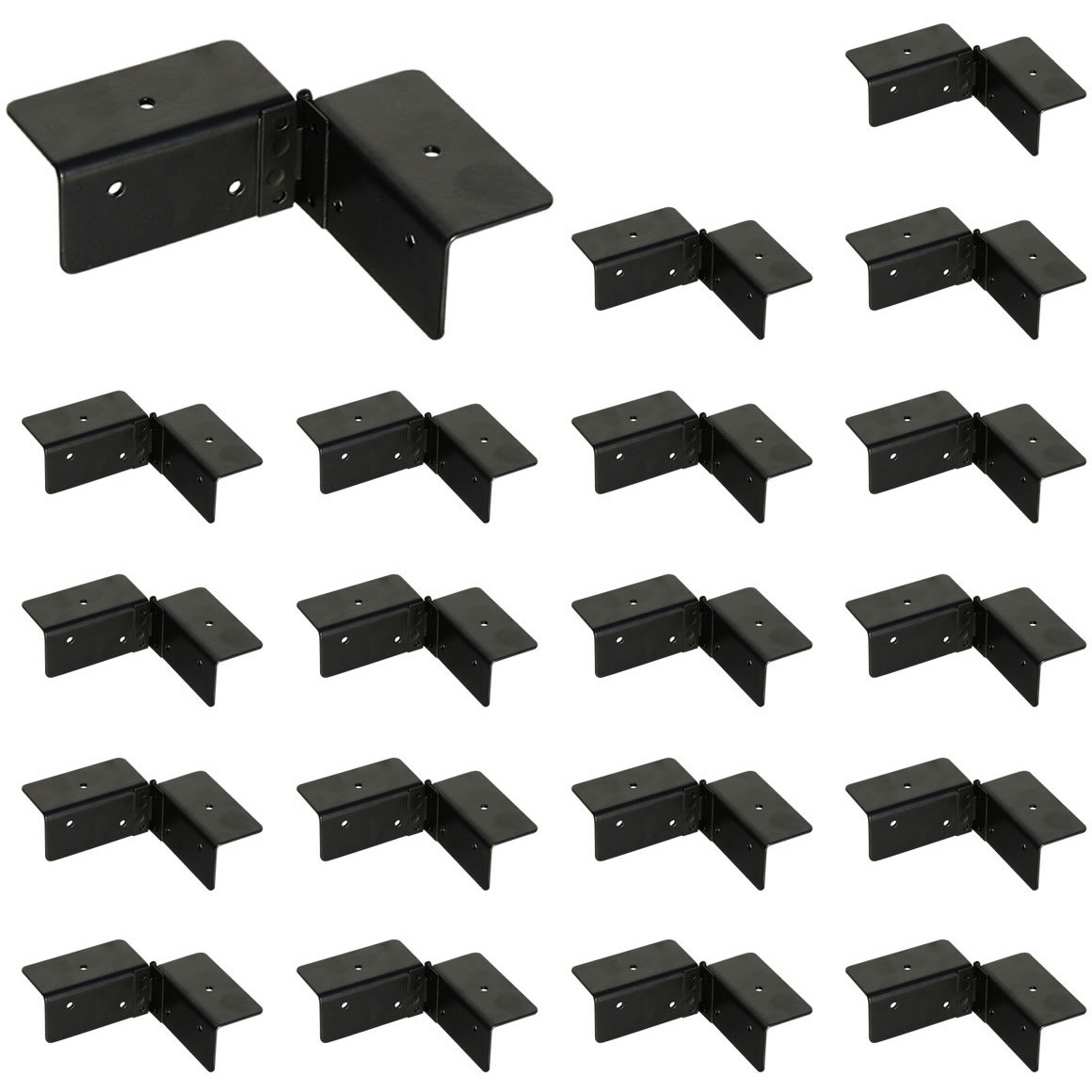 S-LVCN16-20P ラティス・フェンス用コーナー連結用金具 1箱(20個) 住まいスタイル 【通販モノタロウ】