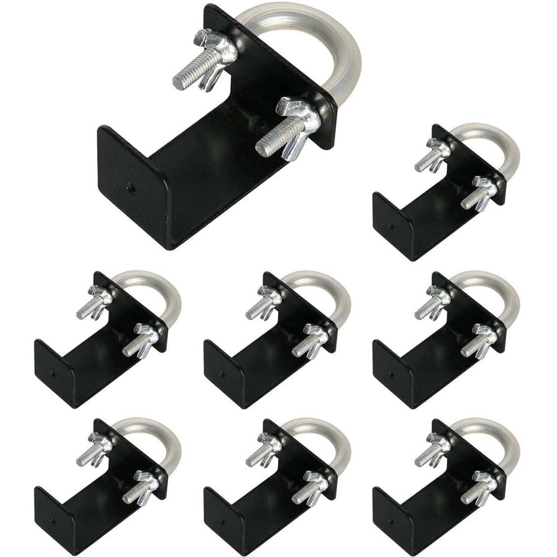 S-LVKB35-8P ラティス・フェンス壁面用固定金具(リング型下部) 1セット(8個) 住まいスタイル 【通販モノタロウ】
