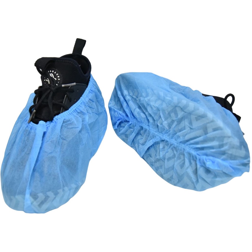 J2496-BL 不織布使い捨てシューズカバー セーフラン安全用品 左右兼用