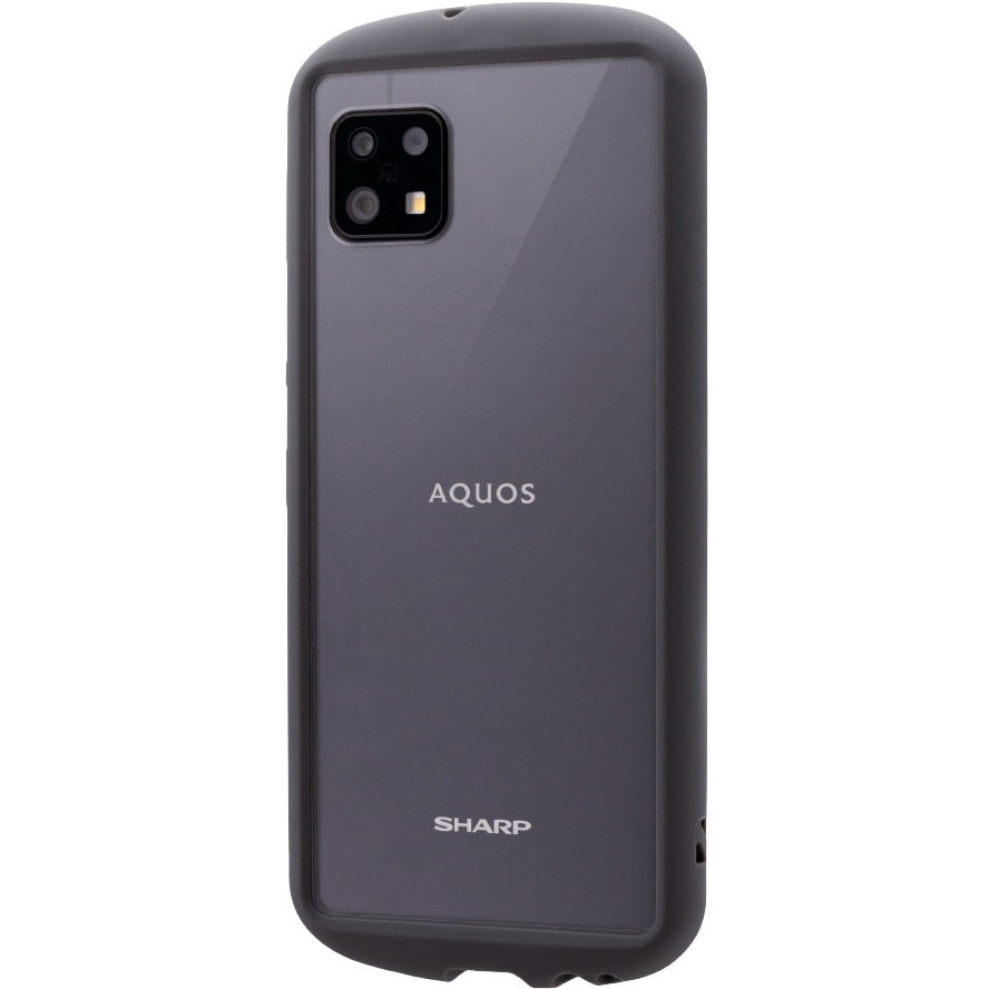 LP-21WQ1SCPBK AQUOS sense6 SH-54B/SHG05/AQUOS sense6s SHG07 耐衝撃背面クリアケース  「madeu」 1個 LEPLUS 【通販モノタロウ】