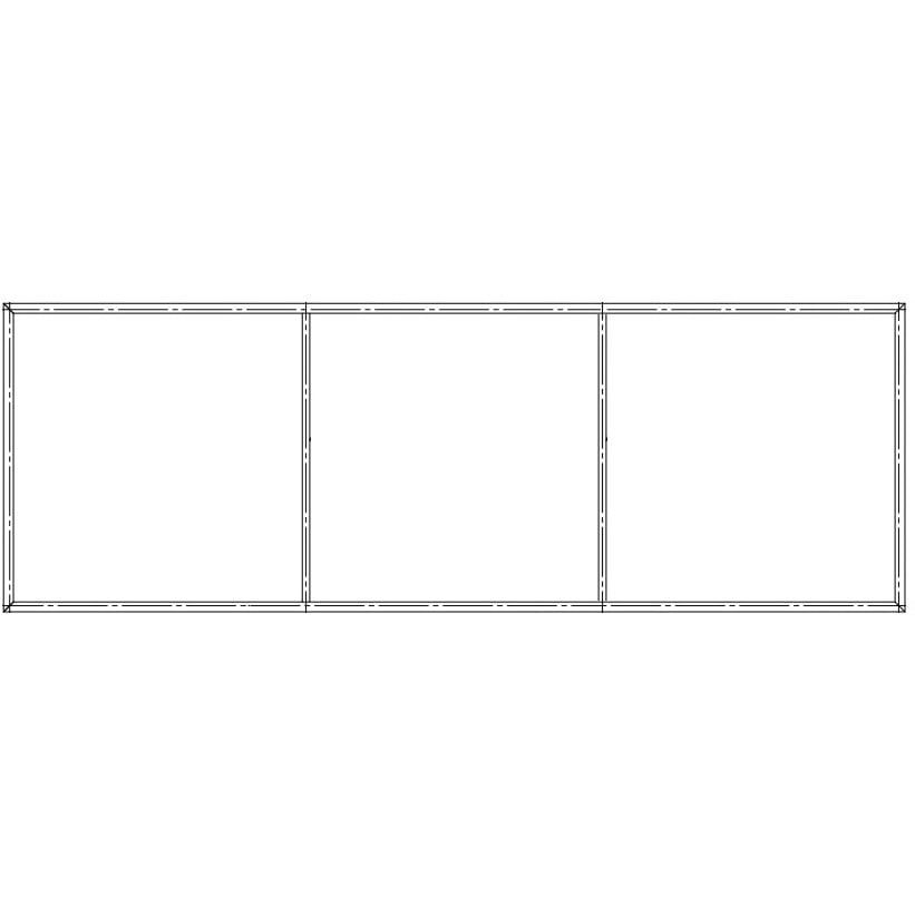 FYY80083 スマートアーキ ベースライト 取付枠【受注生産品】 Panasonic(パナソニック) 3台用   FYY80083