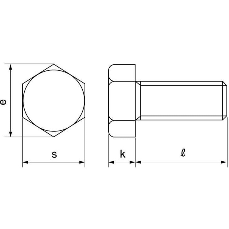 36X50(ホソメ ステンBT(ゼン(B55(P2.0 大阪魂 ねじの呼びd:M36長さ50mm 1個 9,453円