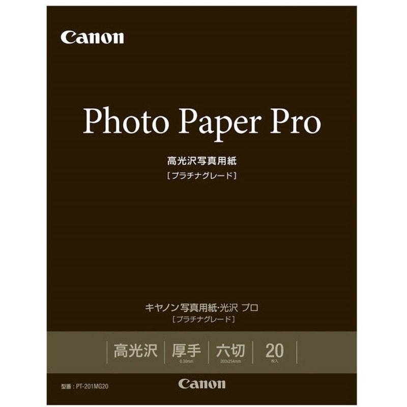 キヤノン CANON キヤノン写真用紙・光沢 プロ プラチナグレード PT