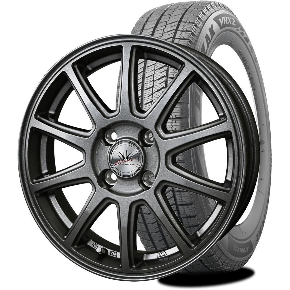 スタッドレスタイヤ ブリヂストン ブリザック VRX2 195/65R15 91Q ユーロスピード G10 6.0-15 BLIZZAK VRX2 製品特徴：装着率No.1スタッドレスタイヤ - ブリザック