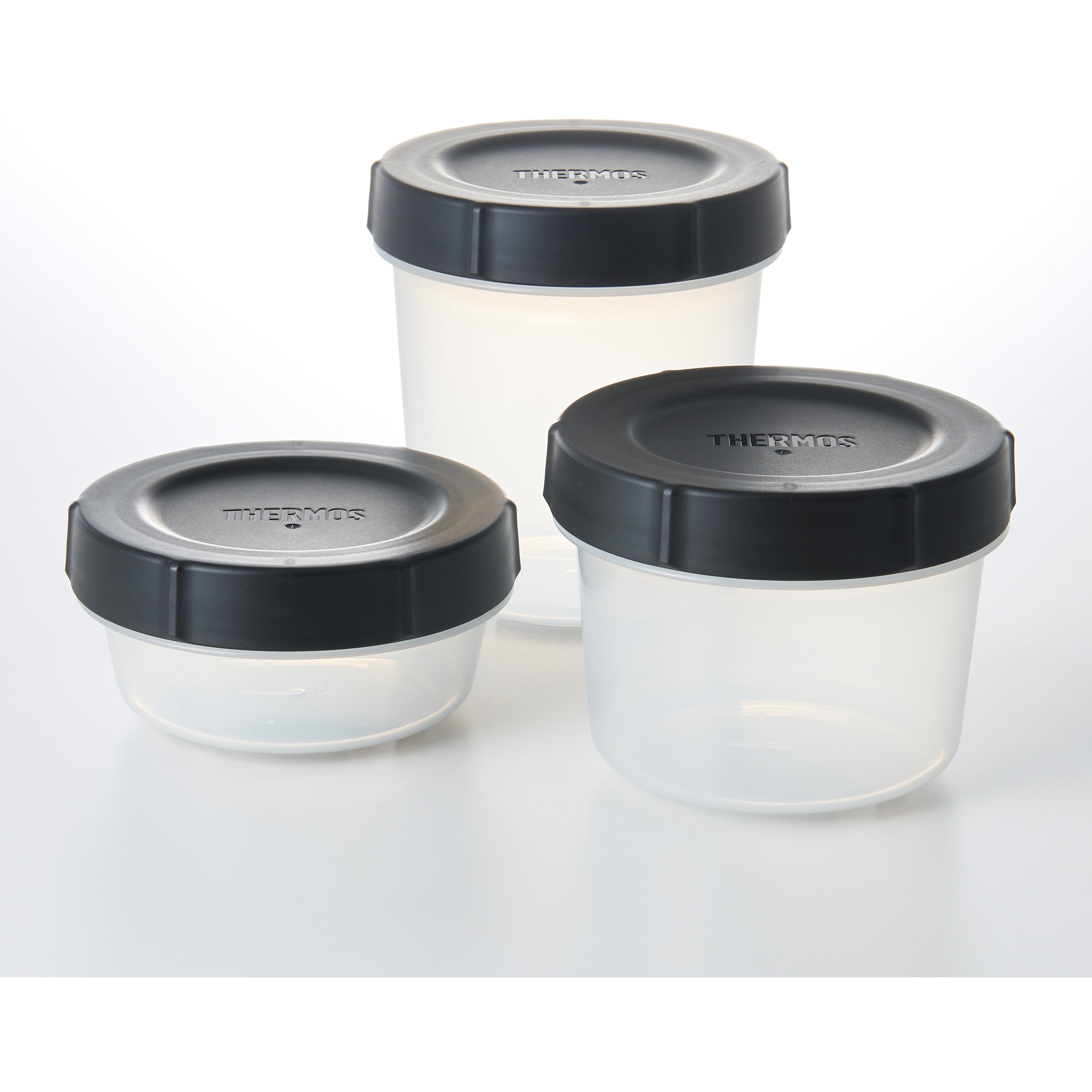 KC-RA700 BK Myフードコンテナー 丸型 THERMOS(サーモス) 電子レンジ可