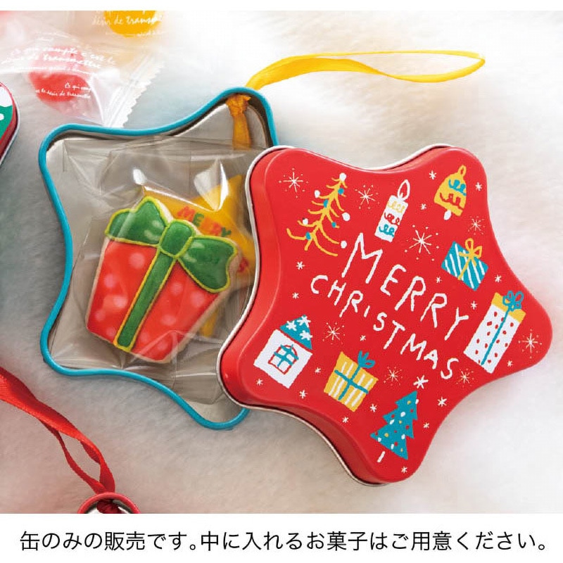 XMS-CAN3 クリスマス星型ギフト缶 1パック(6個) HEADS(ヘッズ) 【通販
