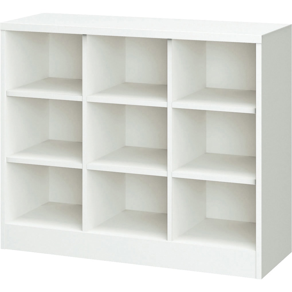 RFSBK-33 スクールロッカーオープンタイプ ノーブランド ホワイトグレー色