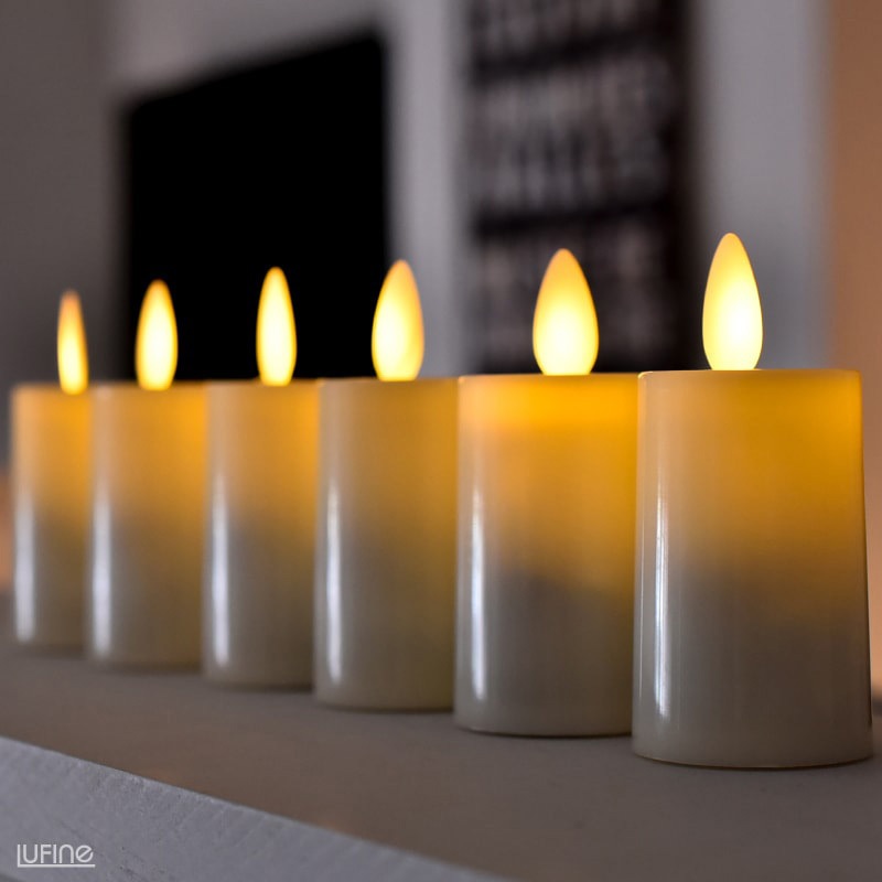 lufine005 lufine005 ルフィネ LEDキャンドルライト 1箱(6個) 大河商事