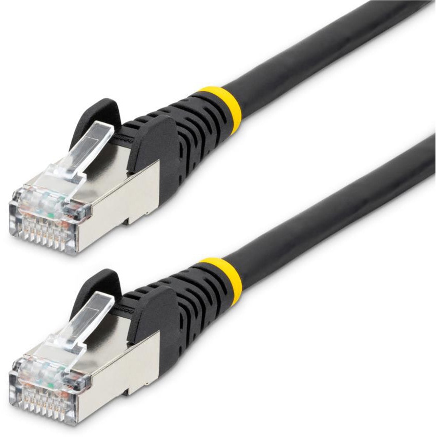 NLBK-750-CAT6A-PATCH カテゴリー6A LANケーブル/LSZH/10GbE 500MHz/100W PoE++/S/FTP/ツメ折防止/CAT6A ハロゲンフリー StarTech.com スタンダード RoHS指令(10物質対応)対応 ブラック色 7.5m 導体サイズ27AWG[mm<sup>2</sup>] 1個