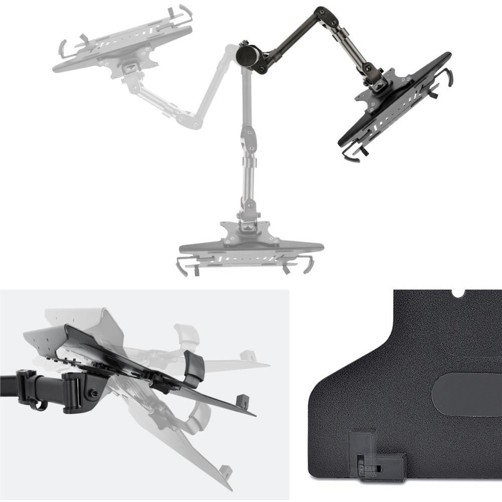 A-LAPTOP-DESK-MOUNT ノートパソコンアーム/モニターアーム両用/1画面