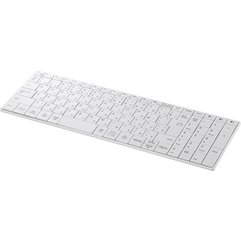 BSKBB320WH Bluetooth5.0対応 コンパクトキーボード ホワイト BUFFALO(バッファロー) パンタグラフ キー配列:日本語106キー 無線